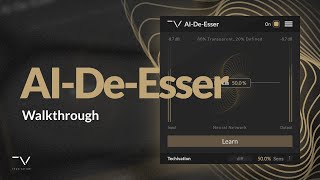 NEW PLUGIN Techivation AIDeEsser Walkthrough [upl. by Adnorahs]