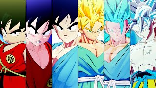 New Goku All Transformations amp Ultimate Attacks in Dragon Ball Z Kakarot Mods DLC 6 Including [upl. by Hoenack]