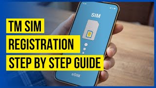 TM SIM Registration 2024  Step by Step Guide [upl. by Iztim]