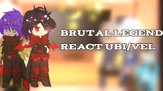 💥bl react to ubivel💫 gacha\\brutal legends my au 1\\ [upl. by Arrio]