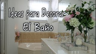 IDEAS PARA DECORAR EL BAÑODECORAR TU BAÑODECORACION DE BAÑOS diy decor bathoroom [upl. by Moraj]