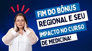 O fim dos bônus regionais o impacto nas médias de aprovação de Medicina [upl. by Aryk127]