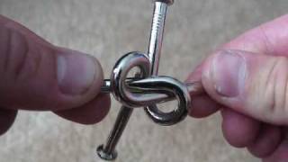 How to solve the twisted nail puzzle in 17 seconds [upl. by Clemen852]