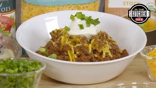 Totally Texas Chili  In The Kitchen with HEB [upl. by Tybi]