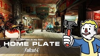 Fallout 4 拠点建築 01 ホームプレート  BASE BUILD 01 HOME PLATE フォールアウト４ [upl. by Noicpecnoc]