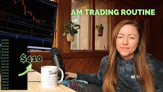 My Morning Trading Routine for a Quick 400Day [upl. by Anelrahs]