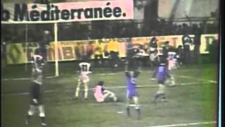 1978 March 1 Bastia France 7 Carl Zeiss Jena East Germany 2 UEFA Cup [upl. by Vivi]