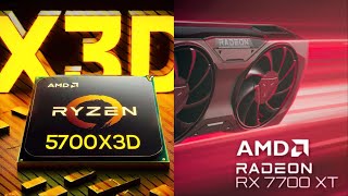 Ryzen 7 5700x3D  RX 7700 XT  Test in 6 games at 1080p [upl. by Salokin]