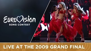 Hadise  Düm Tek Tek  Türkiye 🇹🇷  Grand Final  Eurovision 2009 [upl. by Proulx313]