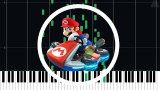 Sherbet Land  Mario Kart Double Dash  Intermediate Piano Tutorial [upl. by Kaufmann]