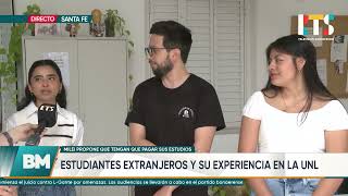 Estudiantes extranjeros y su experiencia en la UNL [upl. by Yecart]