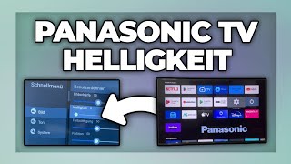 Panasonic TV Helligkeit des Fernsehers einstellen  Tutorial [upl. by Luella]