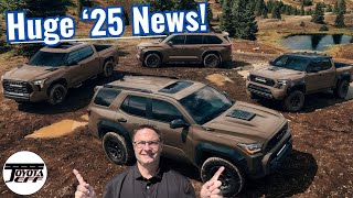 New Look for 2025 Tacoma 4Runner Tundra and Sequoia  REVEALED [upl. by Piero]