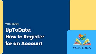 UpToDate How to Register for an Account [upl. by Judy]