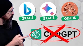 TOP 3 MEJORES ALTERNATIVAS a ChatGPT 4 GRATIS  NUEVAS Y MEJORADAS [upl. by Hock]