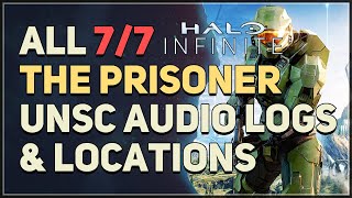 All 7 The Prisoner UNSC Audio Logs Halo Infinite [upl. by Arikaahs]