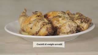 Cosciotti di Coniglio Arrostiti  Le ricette del convento [upl. by Joses]