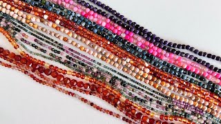 Gemstone Bead Haul from BeeBeeCraft [upl. by Jun]