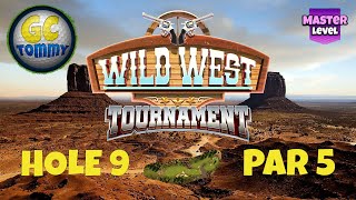 Master QR Hole 9  Par 5 ALBA  Wild West Tournament Golf Clash Guide [upl. by Notsud]