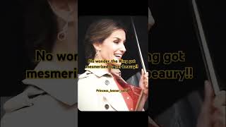 Adorable queen Letizia o Spainytshorts royals madrid trend espana letizia beauty fashion [upl. by Enilraep]