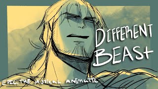 DIFFERENT BEAST  Epic The Musical Animatic Thunder Saga Some flashes⚠️ [upl. by Francklin413]