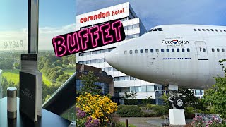 Corendon Hotel Schiphol Amsterdam  Skybar 747 and Buffet Experience [upl. by Marmion480]