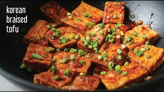 Easy and delicious Korean Braised Tofu recipe Dubu Jorim 두부조림 [upl. by Hbaruas971]