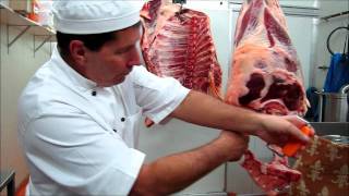 Part 2  How to bone a hind quarter of beef demonstration by Master Butcher Michael Cross [upl. by Buttaro594]