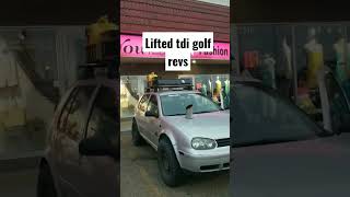 hood stacked tdi golf rolls coal on revs shorts tdi diesel [upl. by Bauer]