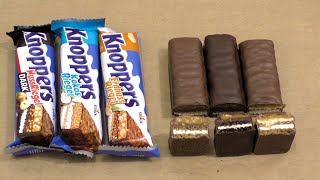 Knoppers Chocolate Bar Variety review [upl. by Ahsied]