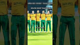 Updated national anthem of cricket team 💀 cricket shorts [upl. by Einoj462]