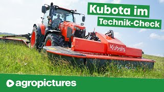 Kubota Traktoren im Grünland Einsatz  Kubota M4 M6 und M7  Agropictures Technik Check [upl. by Redleh]