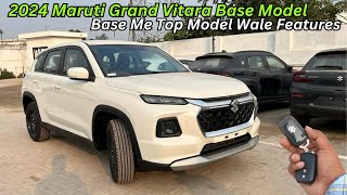 2024 Maruti Suzuki Grand Vitara Sigma Full Review ♥️ Price amp Features Grand Vitara Base Model [upl. by Kcirdor]