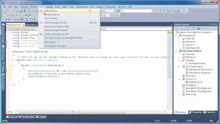 Silverlight Data Grid  Binding Data using WCF and LINQ to SQL Classes [upl. by Fitzger]