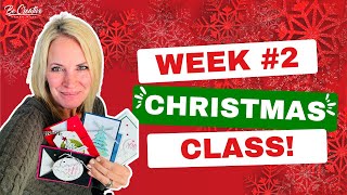 Christmas Class Series 2 4 Festive Cards to Spark Your Holiday Spirit  Lunch Break With Ronda [upl. by Seligman]