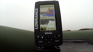 Эхолот Lowrance elite 4x chirp  учусь настраивать [upl. by Rehpotsihrc]