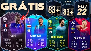 FIFA 22  💥 JOGADOR E PACK 83 GRÁTIS  DME DE GARANTIA 83  DME STERLING GUNDOGAN  LINKER [upl. by Assiran]