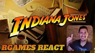 Rgames React  Indiana Jones the Great Circle [upl. by Nerol]