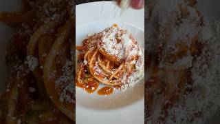 Amatriciana alla Calabrese🤤🌶️ CHE BOMBAAAAA  amatriciana calabria ricettefacili food [upl. by Nyleaj]