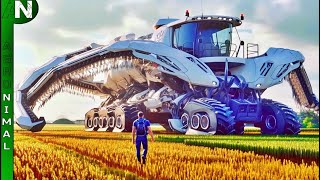 Máquinas agrícolas modernas revelando uma tecnologia agrícola incrível [upl. by Nnylrats596]