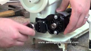 Motor fitting in sewing machine easy method [upl. by Bega663]