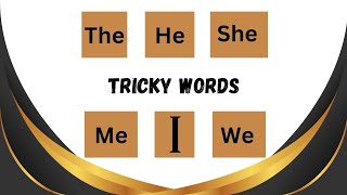 Mastering Tricky Words  Sight Words  Sentences with Tricky Words for kindergarten [upl. by Burnham]