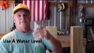 How to use a Water Level  construction tips from Ted [upl. by Suu]