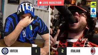 INTERMILAN 12 LIVE REACTION  “INTERISTA DIVENTI PAZZOOO000OOO”  TIFOSIAMO [upl. by Tugman532]