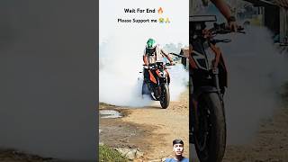 KTM Duke Burnout 🔥 People Reaction 😱ktm duke shortsfeed viralshort reaction reels [upl. by Bridwell740]