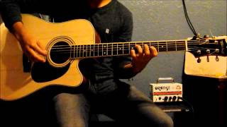 Paramore  Playing God Acoustic Guitar Cover [upl. by Macguiness]