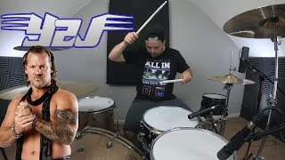 WWE Chris Jericho Theme Song Break The Walls Down Drum Cover [upl. by Erwin]