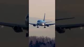 B737200 Landing Approach With ATC Communications [upl. by Us]