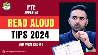 2024 PTE Speaking Read Aloud Tips and Tricks  Demonstration One Line Strategy  Language Academy [upl. by Arodasi943]