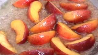 Peach Tartlet Recipe  Mini Peach Tarts [upl. by Hallette]